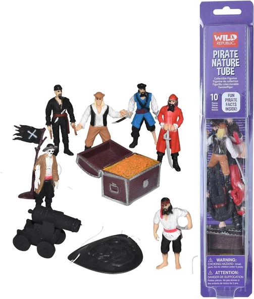 Wild Republic Pirate Nature Tube 10 pcs. 12891 - 1