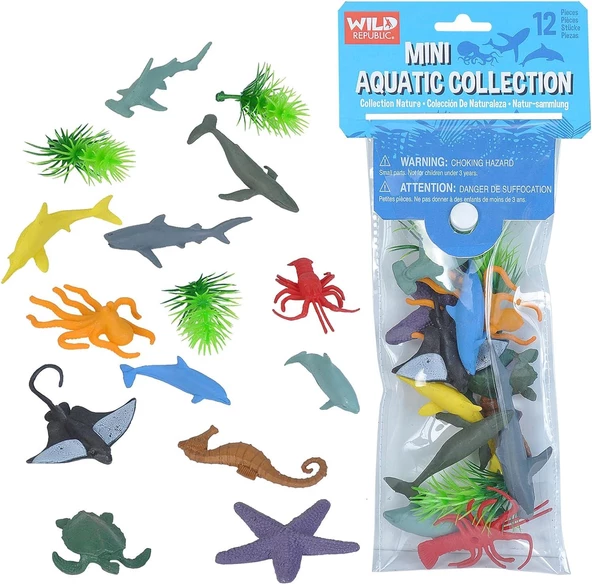 Wild Republic Mini Aquatic Collection 15 pcs. 22117