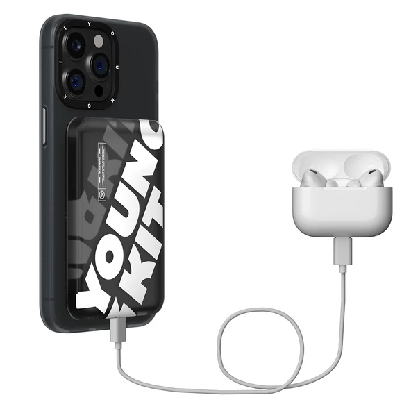 Youngkit Youngkit APE Hızlı Şarj Özellikli Wireless Powerbank 15W 5000mAh - 9