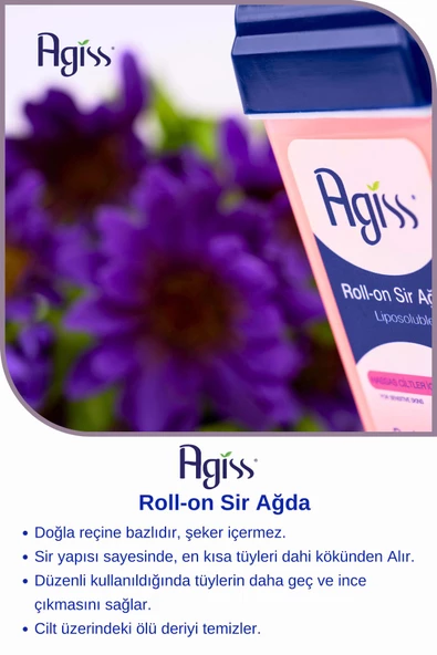 Hassas Ciltler İçin Roll-On Ağda ve Boncuk Ağda Seti-3’lü Pudralı Roll-On + 3’lü Pudralı Boncuk Ağda - 7