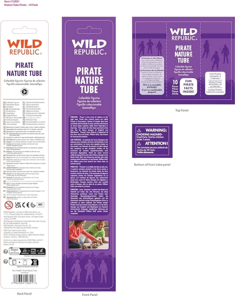 Wild Republic Pirate Nature Tube 10 pcs. 12891 - 2