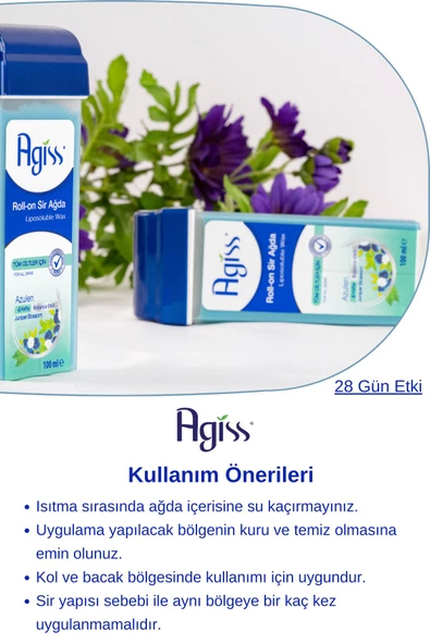 Tüm Ciltler İçin Roll-On Sir Ağda ve Boncuk Sir Ağda Seti - 3’lü Azulen Roll-On + 3’lü Boncuk Ağda - Resim 7