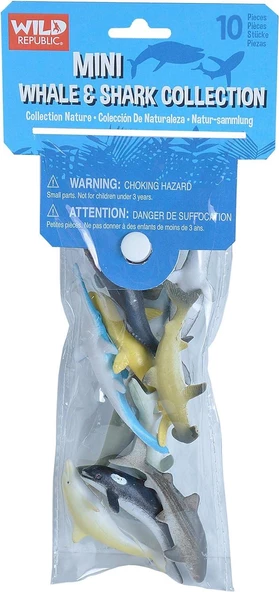 Wild Republic Mini Whale & Shark Collection 10 pcs. 22120 - 2