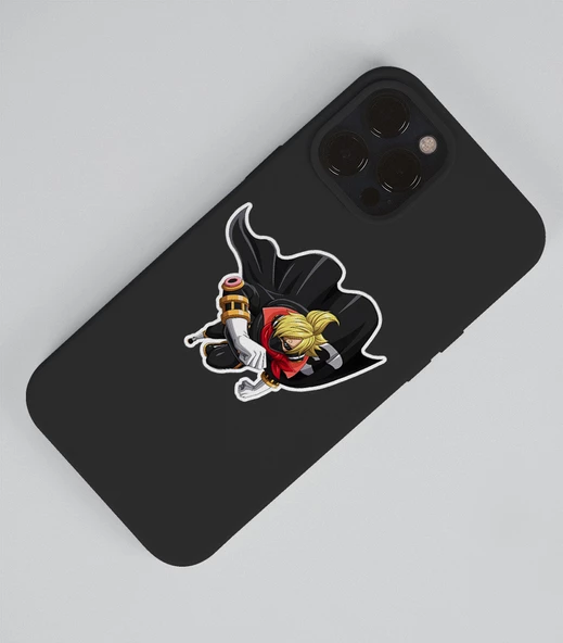 Vinsmoke Sanji - one piece 2li sticker etiket seti Anime çıkartmaları -Etiket Kağıdı - 4