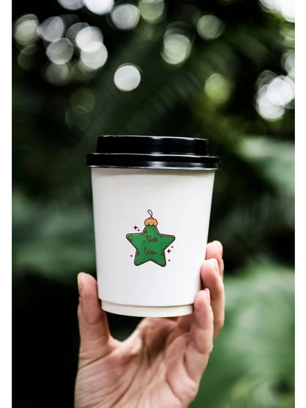 Yılbaşı - Merry Christmas Yılbaşı Temalı Sticker Set -16 Parça-2li Set Etiket Kağıdı- - 3