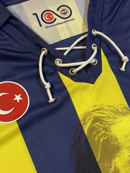 Fenerbahçe Orijinal Lisanslı 100. Yıl Forma Uçlu Kalem + Bileklik Set Hediyelik Ahşap Kutulu - 9