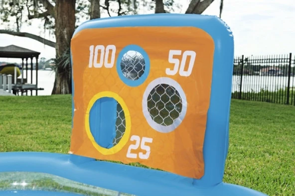 Bestway 54170 Büyük Boy Şişme Şut Oyunu Havuzu, Topları ile (237 x 152 x 94 cm) - 5