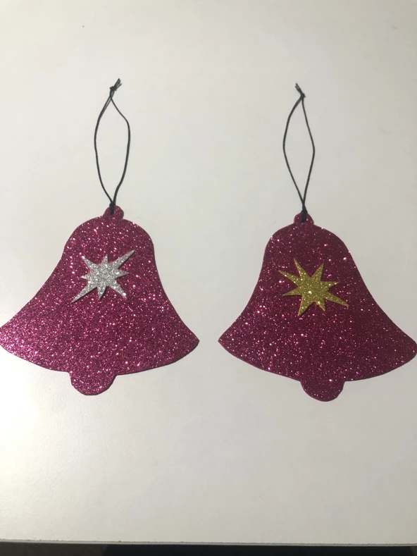 2 Lİ YILBAŞI ÇANI YILBAŞI SÜSÜ-HEDİYE PAKETİ SÜSÜ - Resim 3