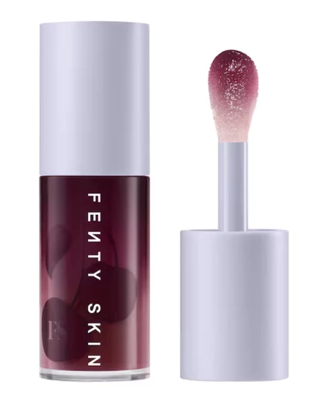 FENTY SKIN Fenty Treatz Black Cherry - Kuru Dudaklar için Jojoba Yağı İçeren Nemlendirici Dudak Yağı