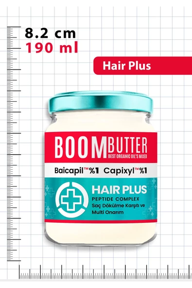 BOOM BUTTER Plus Saç Bakım Yağı 190 Ml - 7