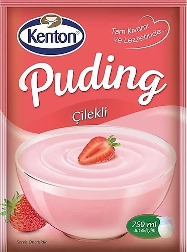 KENTON PUDİNG ÇİLEKLİ 125GR