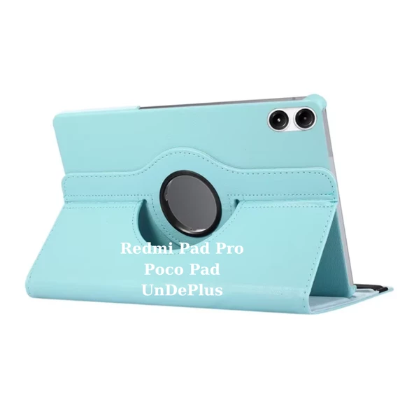 Xiaomi Redmi Pad Pro / Poco Pad 12.1inç Kılıf 360 Dönebilen Standlı Case - Resim 3