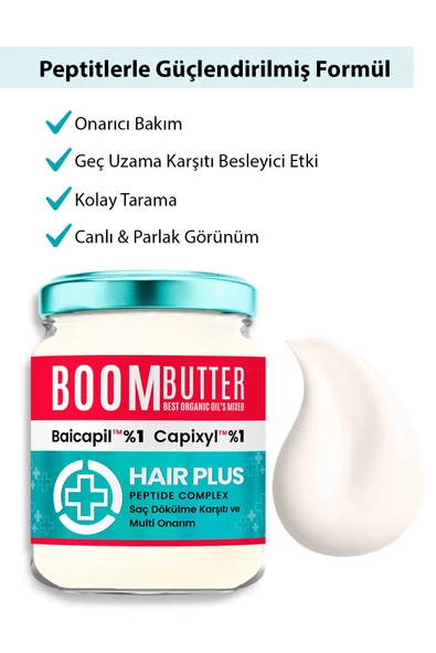 BOOM BUTTER Plus Saç Bakım Yağı 190 Ml - 4