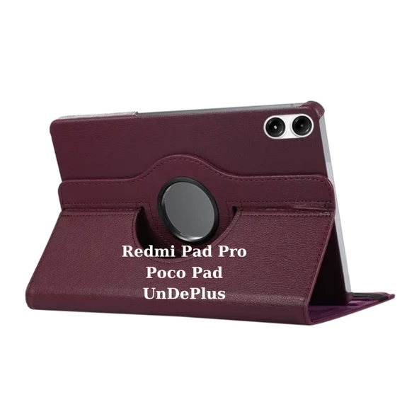 Xiaomi Redmi Pad Pro / Poco Pad 12.1inç Kılıf 360 Dönebilen Standlı Case - Resim 4