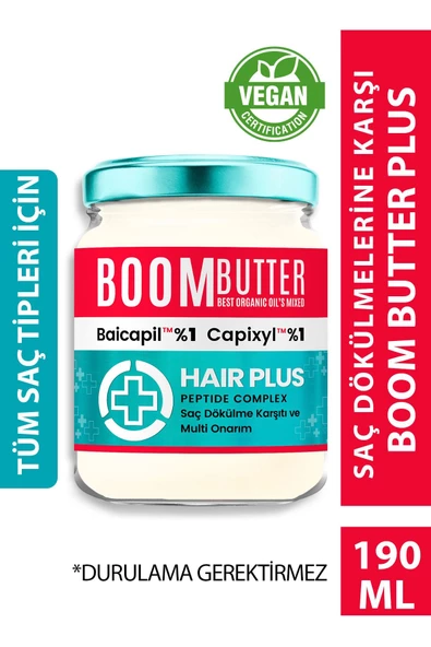 BOOM BUTTER Plus Saç Bakım Yağı 190 Ml - 3