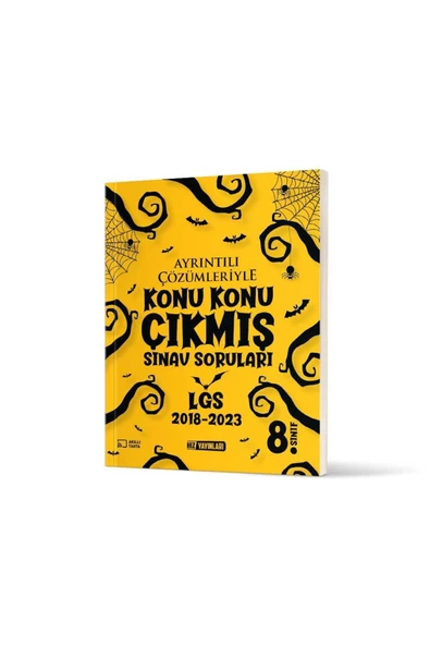 Hız Yayınları 8.Sınıf Konu Konu Çıkmış Sınav Soruları 2024 LGS (1. ve 2. Dönem)