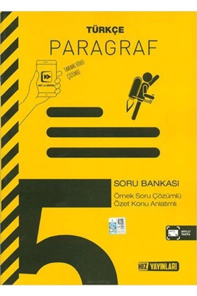 Hız Yayınları Hız Yayınları 5. Sınıf Türkçe Paragraf Soru Bankası