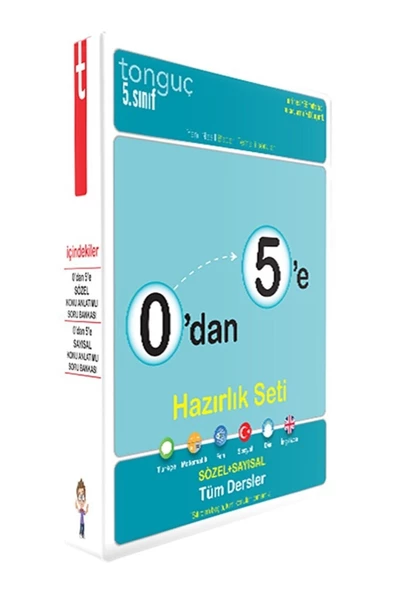 Tonguç Yayınları 0'dan 5'e Konu Anlatımlı Soru Bankası Seti / Kolektif / Tonguç Akademi / 8683781816095