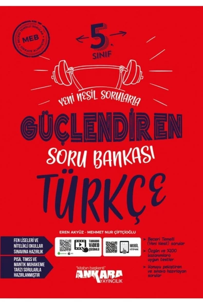 kitabın başkenti ankara yayıncılık 5.sınıf Güçlendiren Türkçe Soru Bankası - Ankara