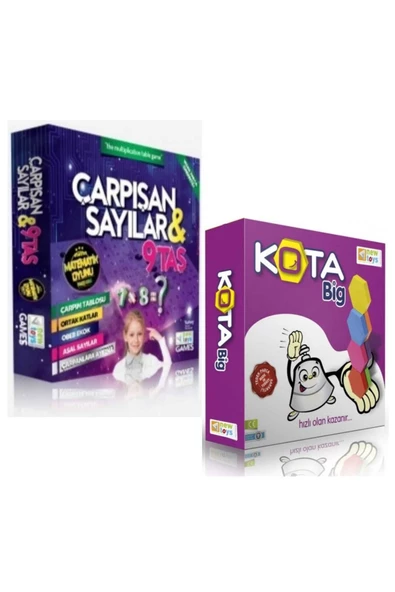 NewToys Kota Big Ve Çarpışan Sayılar, Kota Big, Çarpışan Sayılar Ve 9 Taş, Çarpışan Sayılar, 9 Taş Oyunu