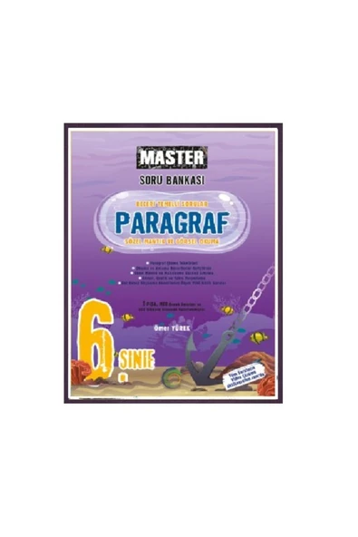 Okyanus Yayınları 6. Sınıf Master Paragraf Soru Bankası Okyanus 2024
