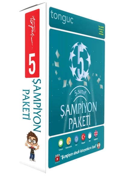Tonguç Yayınları 5. Sınıf Şampiyon Paketi - 6 Kitap Toplam 1128 Sayfa