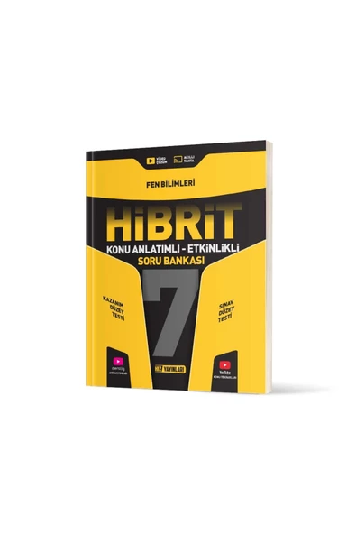 Hız Yayınları 7. Sınıf Fen Bilimleri Konu Anlatımlı Etkinlikli Hibrit Soru Bankası