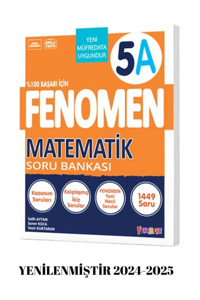 Fenomen Yayıncılık FENOMEN 5 MATEMATIK (A) SORU BANKASI YENİ ÜRÜN