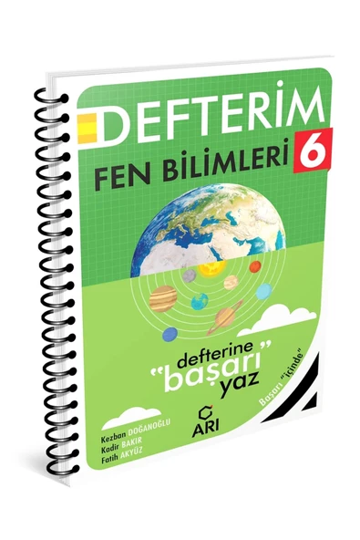 Arı Yayıncılık 2024-2025 Arı Yayıncılık 6. Sınıf Fenito Fen Bilimleri Defterim