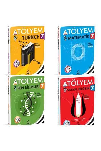Arı Yayınları 7.sınıf Türkçe Matematik Fen Sosyal Akıllı Atölyem Seti