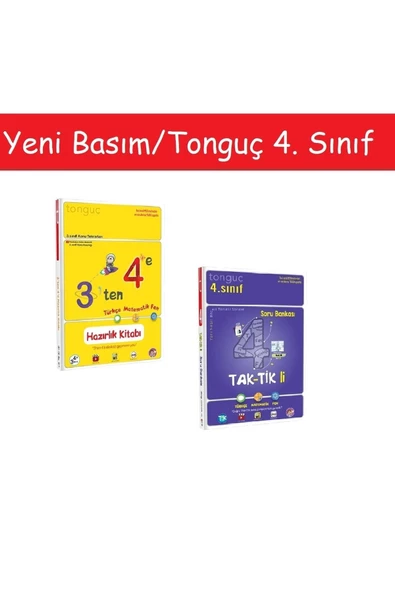 Tonguç Akademi Tonguç 3'ten 4'e Tmf Hazırlık Kitabı & 4. Sınıf Taktikli Soru Bankası