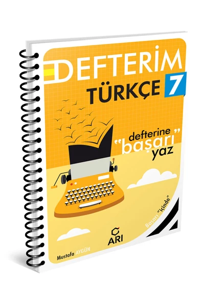 Arı Yayıncılık Arı Yayınları 7. Sınıf Türkçe Defterim 2025 GÜNCEL BASKI