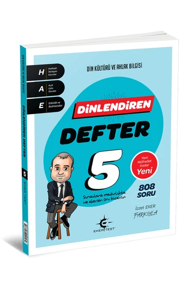 Arı Yayıncılık Eker Test 5 Sınıf Din Kültürü Dinlendiren Defter