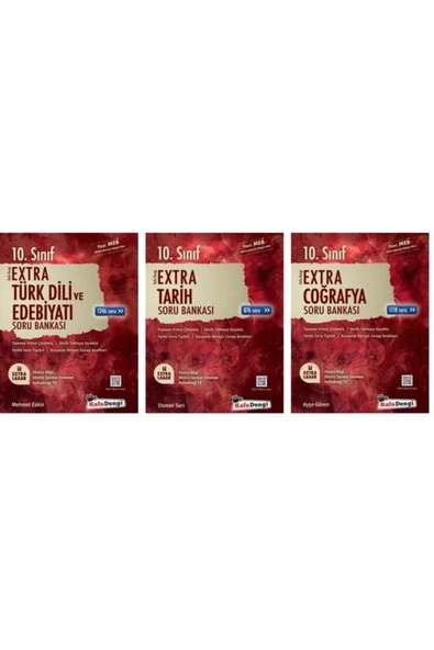Kafa Dengi Yayınları Kafadengi 10. Sınıf Edebiyat Tarih Coğrafya Extra Soru Bankası Seti 2023