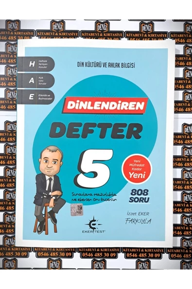 Arı Yayıncılık Arı Yayınları 5.Sınıf Din Kültürü Dinlendiren Defter (Yeni Müfredat)