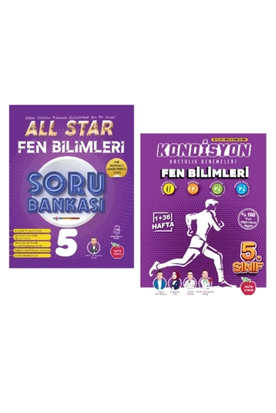 Newton Yayınları Newton Yayınları 5.sınıf All Star Fen Bilimleri Soru Bankası + Fen Bilimleri Kondisyon Deeneme 37 Ha