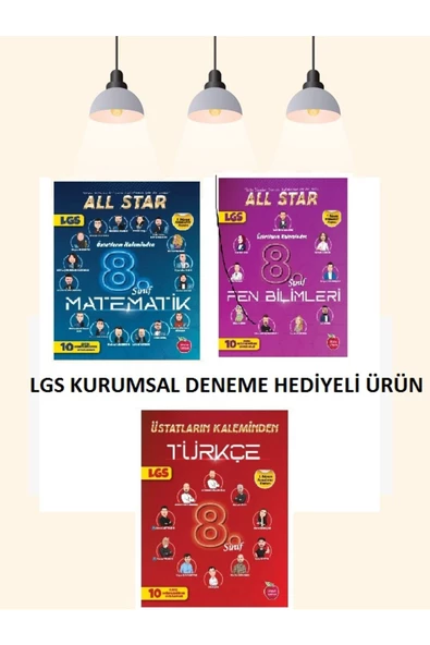 Newton Yayınları Newton Yayınları All Star 8. Sınıf LGS 1. Dönem Türkçe Matematik Fen Süreç Değerlendirme 2025 Model