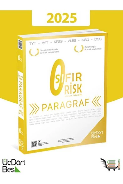 Üç Dört Beş Yayıncılık 345 Paragraf Sıfır Risk 2025 Model Üç Dört Beş Yayıncılık