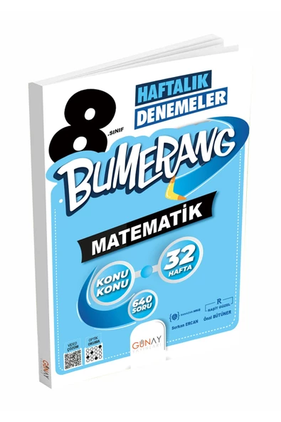 Günay Yayınları 8.sınıf Bumerang 32’lik Haftalık Matematik Denemeleri