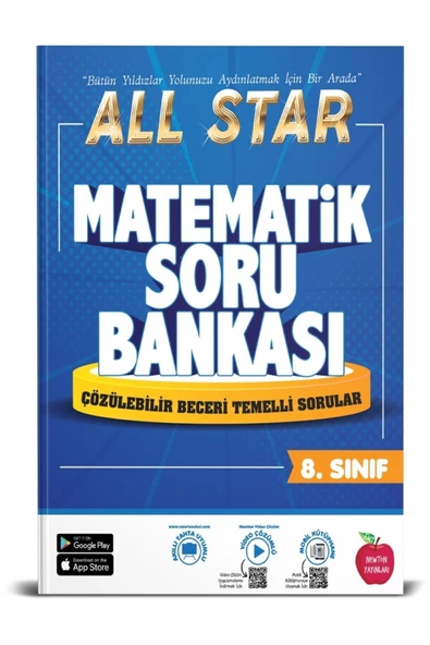 Newton Yayınları Newton  8.Sınıf All Star Matematik Soru Bankası 2024 2025 LGS