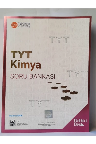 Üç Dört Beş Yayıncılık 3 4 5 ÜçDörtBeş 3 4 5 2024-2025 TYT Kimya Soru Bankası