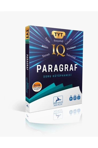 paraf yayınları Paraf Yayınları Tyt Paragraf Iq Soru Kütüphanesi