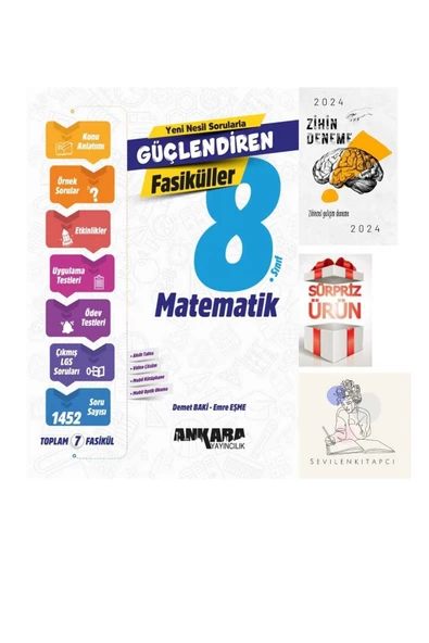 Ankara Yayıncılık ANKARA YAYINLARI 8. SINIF GÜÇLENDİREN FASİKÜL MATEMATİK FASİKÜL