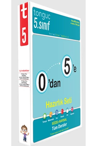 Tonguç Akademi 0'dan 5'e Konu Anlatımlı Soru Bankası Seti / Kolektif / Tonguç Akademi / 8684278661112