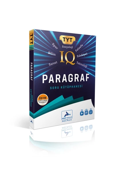paraf yayınları PARAF YAYINLARI TYT IQ PARAGRAF SORU KÜTÜPHANESİ