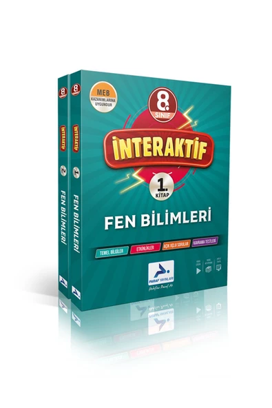 paraf yayınları PARAF YAYINLARI 8 SINIF LGS İNTERAKTİF 2 MODÜL FEN BİLİMLERİ