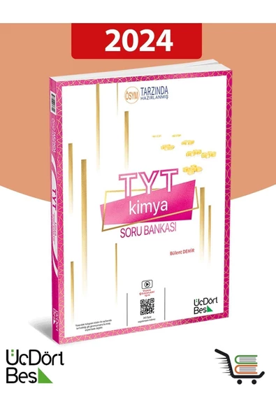 Üç Dört Beş Yayıncılık 345 TYT Kimya 2024 Model Soru Bankası