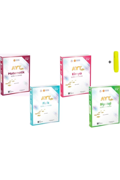 Üç Dört Beş Yayıncılık ÜçDörtBeş Yayınları AYT Matematik Fizik Kimya Biyoloji Soru Bankası Seti Sayısal Yeni
