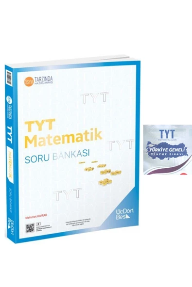 Üç Dört Beş Yayıncılık üçdörtbeş 2025 tyt matematik soru bankası ve tg deneme