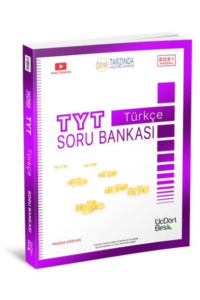 Üç Dört Beş Yayıncılık 345 Yayınları Tyt Türkçe Soru Bankası + 25 Li Paragraf Denemesi 2 Li Set